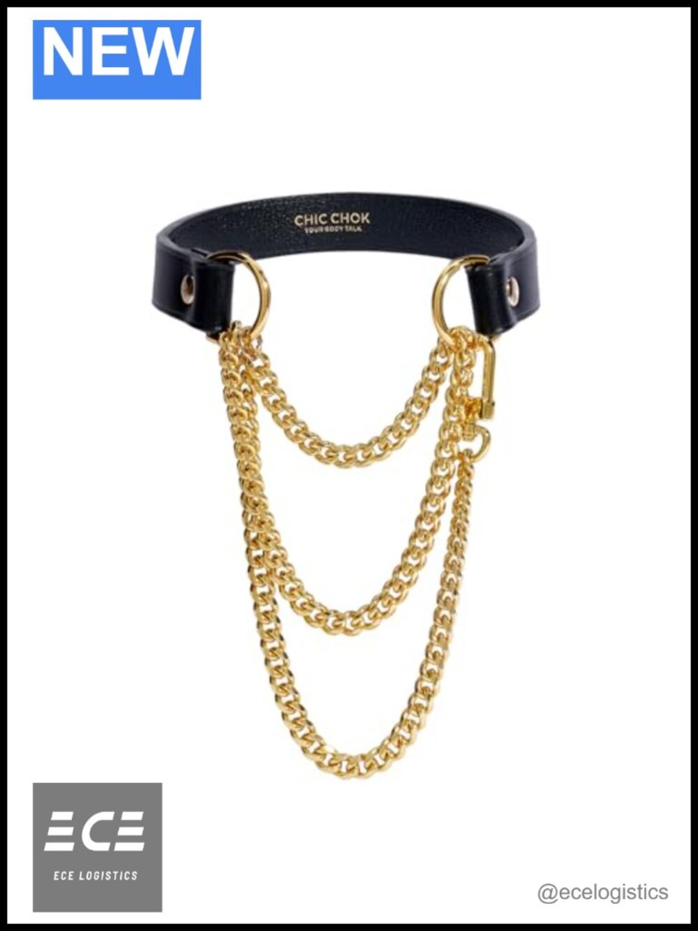 Pull Chain Gothic Punk Choker Necklace Adjustable Unisex Fashion Jewelry